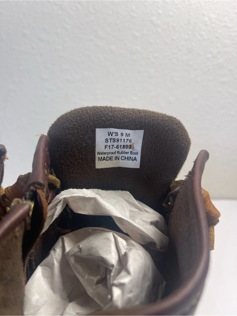 Sperry waterproof rubber